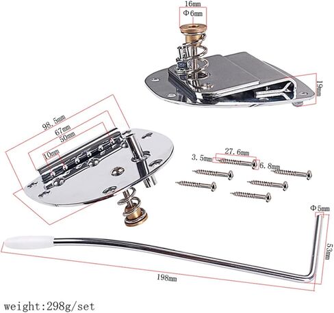 Totority Electric Guitar Tremolo Bridge Tailpiece Pull Board for Jazz Guitar Replacement Parts in Saudi Arabia