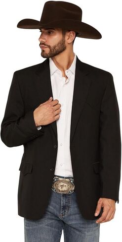 Circle S Men's Lubbock Suit Coat Short, Reg, Tall - Taupe in Kuwait