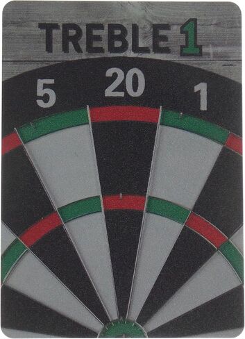 بطاقات Hickoryville Treble 1 - نظام تدريب رمي السهام الاستراتيجي، مجموعة مكونة من 65 بطاقة مع بطاقات جامحة، 2-4 لاعبين أو تدريب فردي، بناء مهارات رمي ​​السهام والمنافسة للبالغين in Kuwait