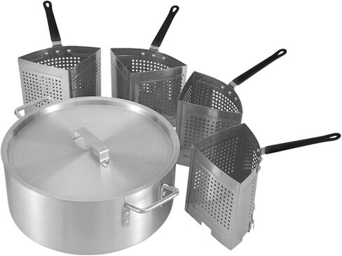 طباخ المعكرونة إدراج سلال مصفاة تجهيزات المطابخ الخضروات الطبخ أداة وعاء الألومنيوم للزلابية الطعام مطعم الطرف in Kuwait