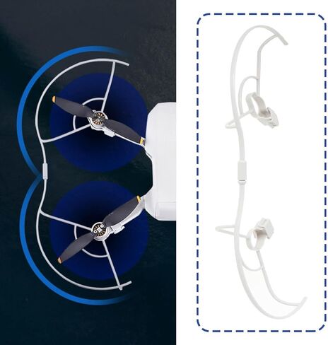 The Lord of the Tools 1Set Propeller Guard Compatible with DJI Mini 4K / Mini 2 SE Propellers Protector Drone Accessories Mini Drone Propeller Protector 4K Drone Safety Guard in Saudi Arabia