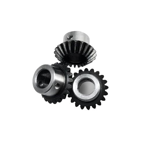 Steel Heavy Duty Motor Pinion Gear 1 pcs Bevel Gear .5M 16 Tooth Hole 6/8/10/12 Standard 45 Steel Surface Quenching Screw Fixed(16 Teeth Hole 10) in Saudi Arabia