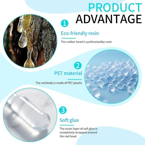 72pcs 2026 Upgraded Sticky Ear Cleaning Stick – Gentle Adhesive Spiral Design, Visible Earwax Removal, Reusable with Dust Cover in Saudi Arabia