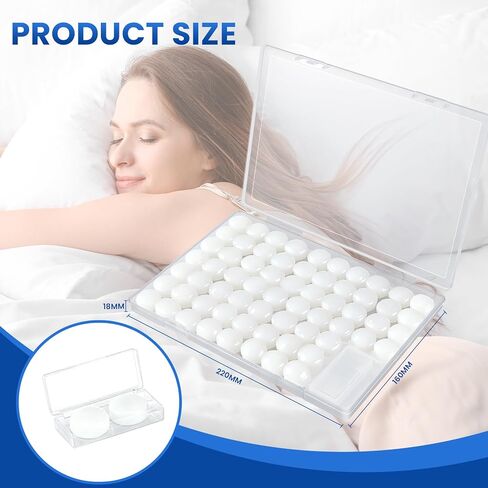 VOISEN Wax Ear Plugs,128 Pcs (64 Pairs) Silicone Ear Plugs Noise,20db NRR,28db SNR Wax Earplugs for Sleeping,Snoring, Swimming, Travel, Concerts and Studying in Kuwait