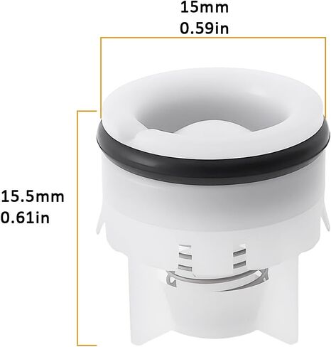 2pcs 15mm Shower Check Valve OV15 for Shower and Water Meters in Saudi Arabia