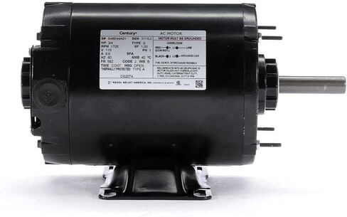 3/4 hp 1725 RPM 56Z Frame 115V Split Phase Rigid Base Motor Century # OS2074 in Saudi Arabia
