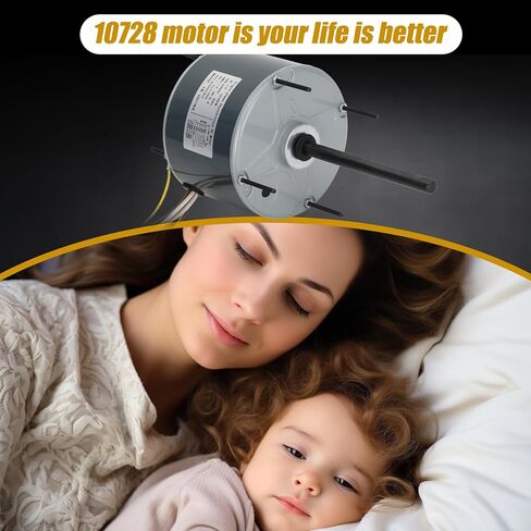 10728 محرك مروحة مكثف يستبدل Mars 10733، a.o.Smith FSE1026S، fasco D909/ D749، genteq 3728، W51-14CJA1-02، Marathon X412 إلخ، 1/4 حصان، 1075 دورة في الدقيقة، 208-230 فولت، 1.8 أمبير، دوران عكسي، ضمان لمدة سنة واحدة in Kuwait