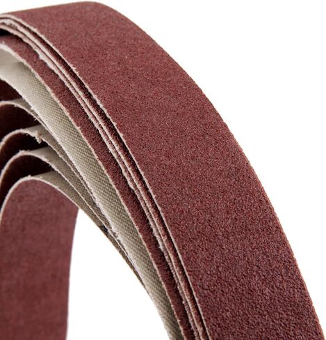 Belt Sander Paper, 10PCS/Set 760 * 25mm Sanding Belts 40-100 Grits Wood Soft Metal Polishing Sandpaper Abrasive Bands for Belt Sander Abrasive Tool(100#) in Kuwait