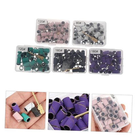 Baluue 750pcs Nail Art Sanding Bands Manicure Polishing Bands for Nail Grinding Multi for Professional and Home Use in Saudi Arabia