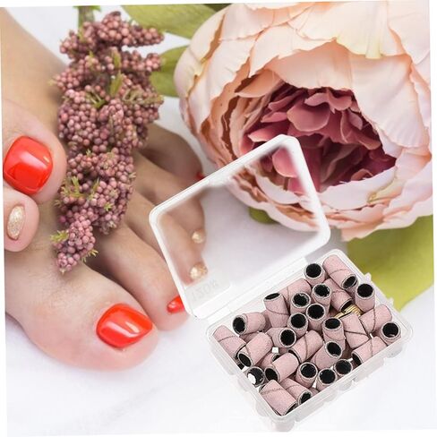 Baluue 750pcs Nail Art Sanding Bands Manicure Polishing Bands for Nail Grinding Multi for Professional and Home Use in Saudi Arabia