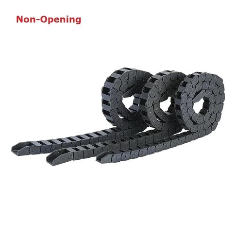 Cable Drag Chain Transmission Chains Plastic Towline 7 10mm Nylon Cable Drag Chain Wire Drag Chain for CNC Route 3D Printer(R18mm,10X10 mm) in Saudi Arabia