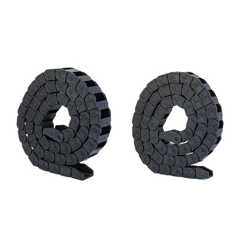 Cable Drag Chain Transmission Chains Plastic Towline 7 10mm Nylon Cable Drag Chain Wire Drag Chain for CNC Route 3D Printer(R18mm,10X10 mm) in Saudi Arabia