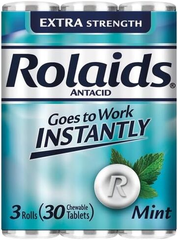 Rolaids, النعناع المضاد للحموضة بقوة إضافية، 30 قطعة in Kuwait