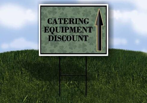 Catering Equipment Discount St. Patrick'S Day Irish Dark Clover Up Arrows A-Frame Single Sided 23x23 in. sign in Kuwait