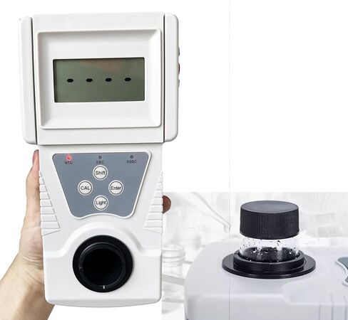 Portable Turbidimeter Large Range 1000 NTU Turbidity Measurement Device with Formazine Standard Turbidity Solution for Power Plants,Waterworks,Life Sewage Treatment Plants,Drink Factories,Etc in Saudi Arabia