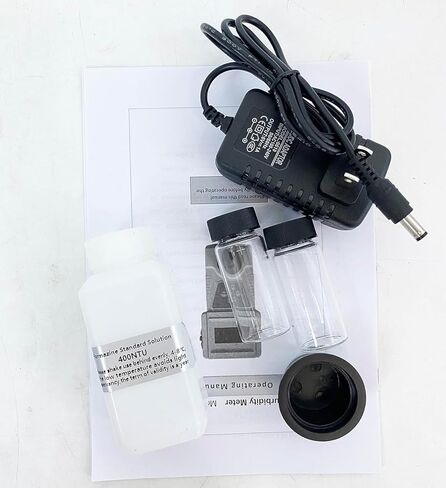 Portable Turbidimeter Large Range 1000 NTU Turbidity Measurement Device with Formazine Standard Turbidity Solution for Power Plants,Waterworks,Life Sewage Treatment Plants,Drink Factories,Etc in Saudi Arabia