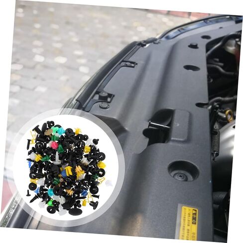 500Pcs Automotive Push Durable Multi Purpose Fasteners for Bumpers Trim Work Easy Installation Push for Secure Attachment in Saudi Arabia