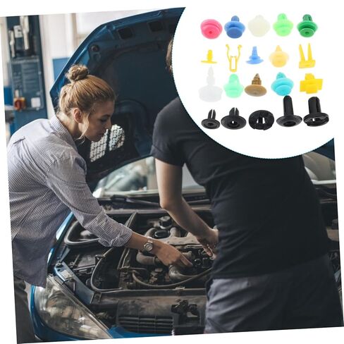 500Pcs Automotive Push Durable Multi Purpose Fasteners for Bumpers Trim Work Easy Installation Push for Secure Attachment in Saudi Arabia