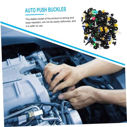 500Pcs Automotive Push Durable Multi Purpose Fasteners for Bumpers Trim Work Easy Installation Push for Secure Attachment in Saudi Arabia