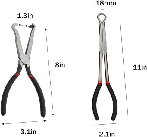 3Pcs Electrical Disconnect Pliers 37960, 60 Degree Electrical Connector Pliers 37980,Electrical Connector Separator 13120, Electrical Wiring, Electrical Plug Disconnect Tools in Kuwait