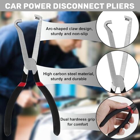3Pcs Electrical Disconnect Pliers 37960, 60 Degree Electrical Connector Pliers 37980,Electrical Connector Separator 13120, Electrical Wiring, Electrical Plug Disconnect Tools in Kuwait