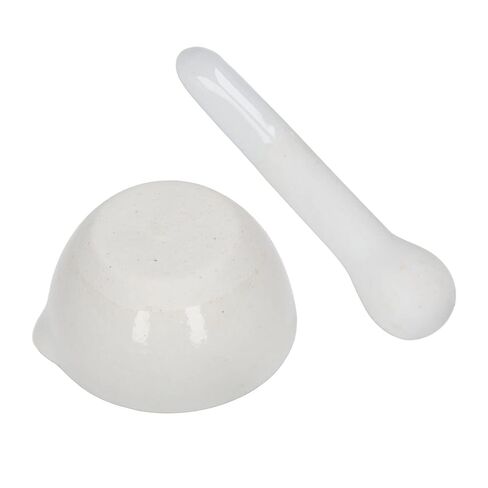 Yunir Fine Grinding Ceramic Mortar and Pestle Set High Gloss Grinding Shells 60 Ml Capacity, for Herbs and Seeds, Suitable for Laboratory Accessories in Saudi Arabia