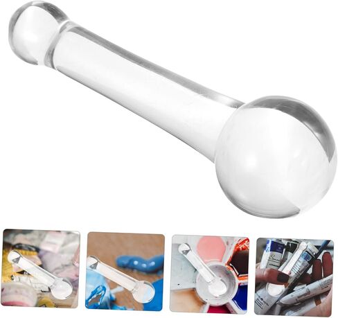 Uonlytech Multifunctional Glass Pigment Grinding Rod Ergonomic Manual Pestle for Oil Painting Watercolor and Traditional Chinese Art Supplies in Saudi Arabia