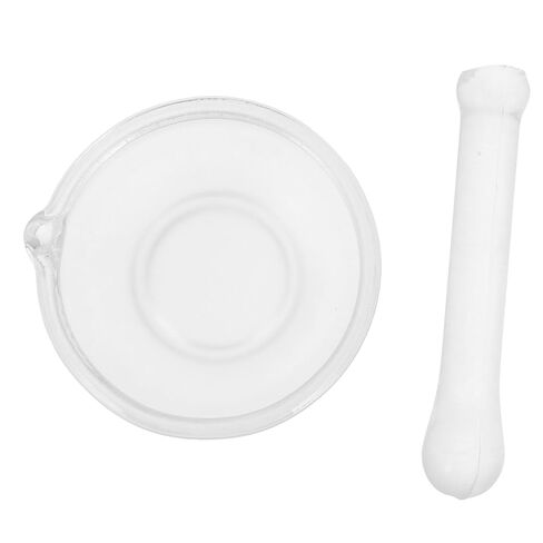Thickened Base Glass Pestle Laboratory Grinding Bowl and Mixer Crack-Resistant Mortar Kit for Chemical Experiments and Kitchen Use in Saudi Arabia