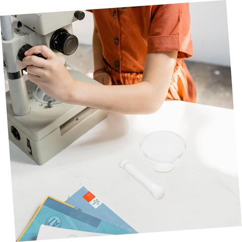 Thickened Base Glass Pestle Laboratory Grinding Bowl and Mixer Crack-Resistant Mortar Kit for Chemical Experiments and Kitchen Use in Saudi Arabia