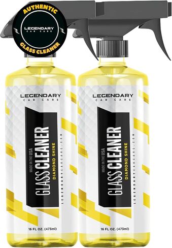 منظف زجاجي الأسطوري 16 أوقية - رذاذ منظف النوافذ التلقائية لنوافذ السيارة و الزجاج الأمامي - لا توجد خطوط ، خالية in Kuwait