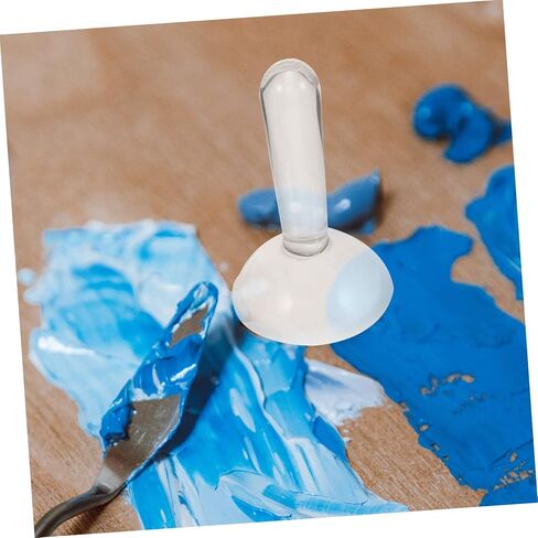 TEHAUX Multifunctional Glass Grinding Pestle with Ergonomic Handle for Manual Pigment Grinding for Oil Watercolor Mineral Paints and Art Painting Supplies in Saudi Arabia