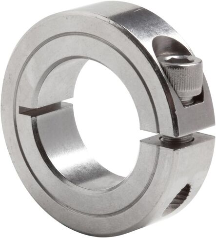 1C-025-S T303 Stainless Steel One-Piece Clamping Collar, 1/4" Bore Size, 11/16" Outside Diameter, #4-40 x 3/8" Set Screw in Kuwait