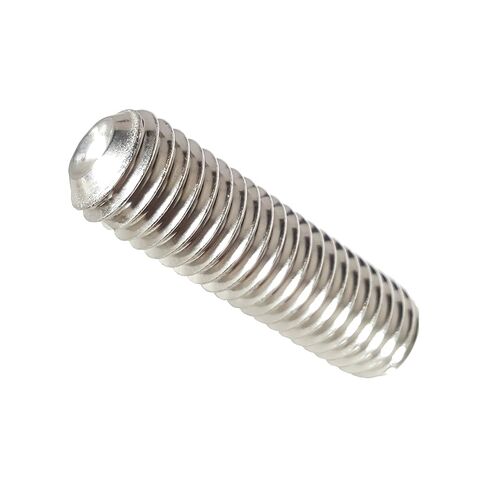 3/8-24 x 1 Socket Set Screws, Full Thread, Allen Socket Drive, Stainless Steel 18-8, Bright Finish, Cup Point, Quantity 25 Pieces by Fastenere in Saudi Arabia