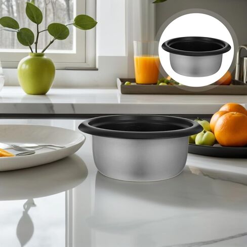 Unomor 1.5L Rice Cooker Inner Pot Replacement Non-Stick Aluminum Alloy Cooking Bowl for Even Heating Rice Soup Cake Maker 8.27 Inches in Saudi Arabia