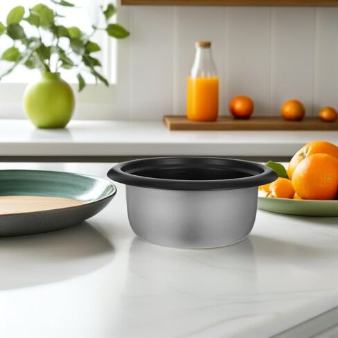Unomor 1.5L Rice Cooker Inner Pot Replacement Non-Stick Aluminum Alloy Cooking Bowl for Even Heating Rice Soup Cake Maker 8.27 Inches in Saudi Arabia
