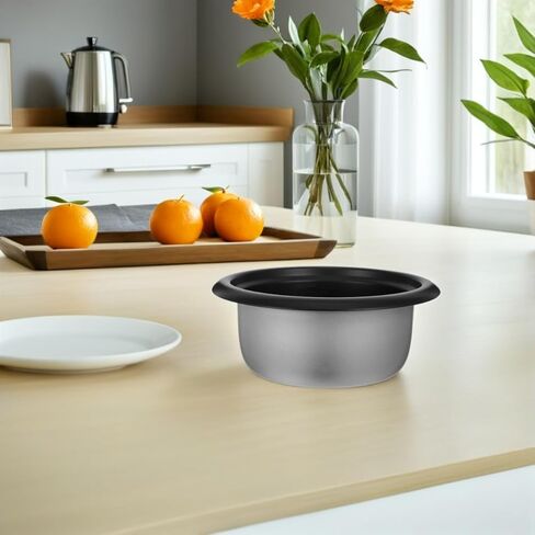 Unomor 1.5L Rice Cooker Inner Pot Replacement Non-Stick Aluminum Alloy Cooking Bowl for Even Heating Rice Soup Cake Maker 8.27 Inches in Saudi Arabia