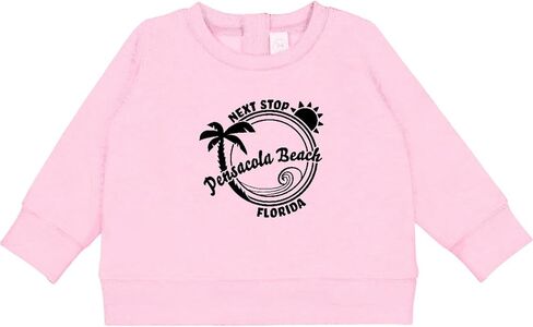 inktastic Next Stop- Pensacola Beach, Florida Baby Sweatshirt in Saudi Arabia