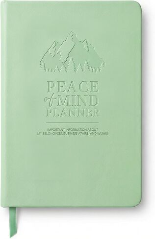 End of Life Planner with Tabs - 19 Sections Estate Planning Organizer A5 - Die Prepared, No Really - End of Life Organizer for Will, Last Wishes & Funeral Planning - Linen Hardcover with Pocket in Kuwait