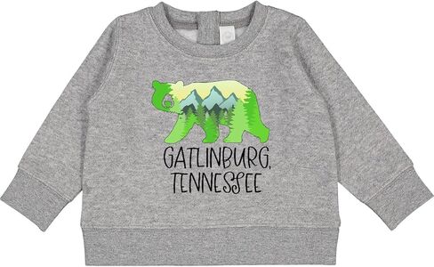 إنكتاستيك جاتلينبرج، تينيسي- سويت شيرت للأطفال على شكل جبال ودب in Kuwait