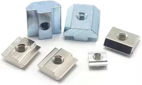 15 قطعة 4545 سلسلة T صواميل منزلقة مطرقة كتلة صواميل مربعة M8 T صواميل لـ 4545 مقاطع بثق ألومنيوم T فتحة 10 مم، لطابعة ثلاثية الأبعاد لجهاز التوجيه باستخدام الحاسب الآلي (M8) in Kuwait