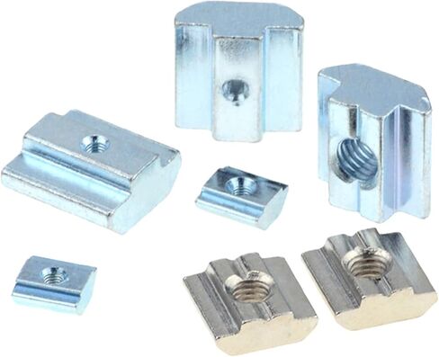 15 قطعة 4545 سلسلة T صواميل منزلقة مطرقة كتلة صواميل مربعة M8 T صواميل لـ 4545 مقاطع بثق ألومنيوم T فتحة 10 مم، لطابعة ثلاثية الأبعاد لجهاز التوجيه باستخدام الحاسب الآلي (M8) in Kuwait