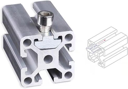 15 قطعة 4545 سلسلة T صواميل منزلقة مطرقة كتلة صواميل مربعة M8 T صواميل لـ 4545 مقاطع بثق ألومنيوم T فتحة 10 مم، لطابعة ثلاثية الأبعاد لجهاز التوجيه باستخدام الحاسب الآلي (M8) in Kuwait
