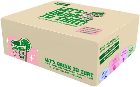 Island Dogs Let's Drink to That - الإصدار الأصلي - لعبة بطاقات الشرب المثالية - ألعاب بطاقات للبالغين - تتضمن 500 بطاقة في 4 فئات لساعات من المرح المستمر in Kuwait