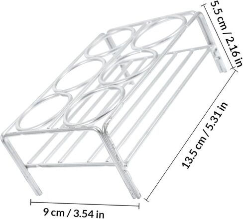 SEWACC Laboratory Crucible Stand Nickel Wire Support Rack 6-hole 36mm Diameter Practical Crucible Holder Suitable for Lab and Industrial Use in Saudi Arabia
