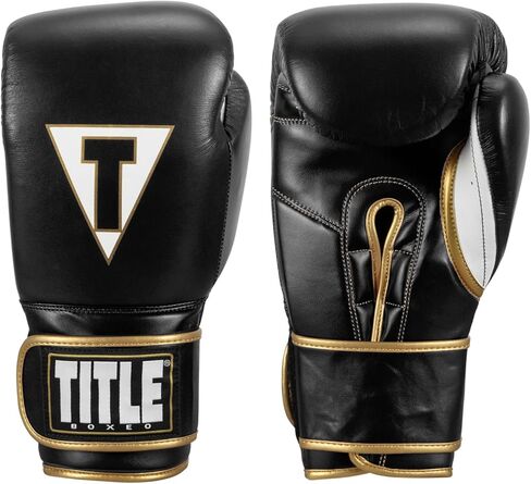 Title Boxeo Mexican Leather Training Gloves Quatro - Boxing Gloves, Boxing Training Gloves, MMA Gloves, Kickboxing Gloves, Punching Bag Gloves, Sparring Gloves in Saudi Arabia
