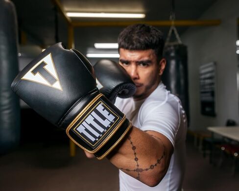 Title Boxeo Mexican Leather Training Gloves Quatro - Boxing Gloves, Boxing Training Gloves, MMA Gloves, Kickboxing Gloves, Punching Bag Gloves, Sparring Gloves in Saudi Arabia