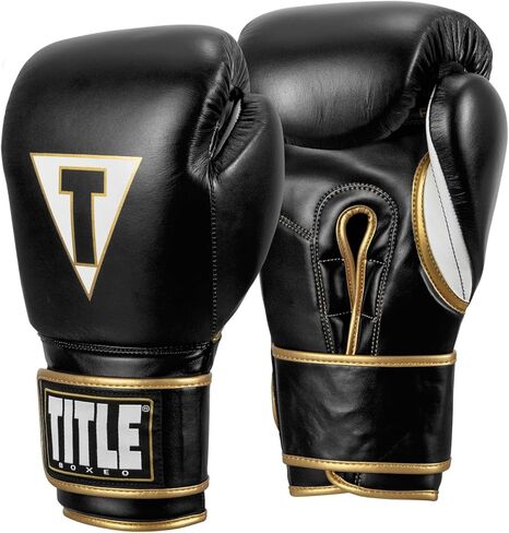 Title Boxeo Mexican Leather Training Gloves Quatro - Boxing Gloves, Boxing Training Gloves, MMA Gloves, Kickboxing Gloves, Punching Bag Gloves, Sparring Gloves in Saudi Arabia