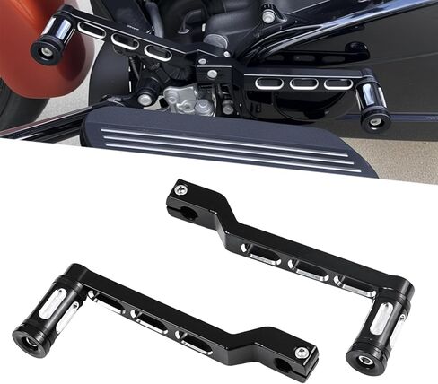 Heel Toe Gear Shifter Lever Pegs, Shift Lever Pegs Compatible with Harley Touring Electra Street Road Glide Road King 1988-2025 FL Softail 1986-2025 Tri Glide Trikes 2008-2025 (Silver) in Saudi Arabia