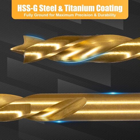 طقم لقم مثقاب سداسي الشكل HSS-G مكون من 14 قطعة للخشب، تصميم مزمار مزدوج لإزالة الرقائق بسرعة، مثالي للأعمال الخشبية الدقيقة والخزائن، مقاسات مترية (3-10 مم) مع حقيبة تخزين in Kuwait