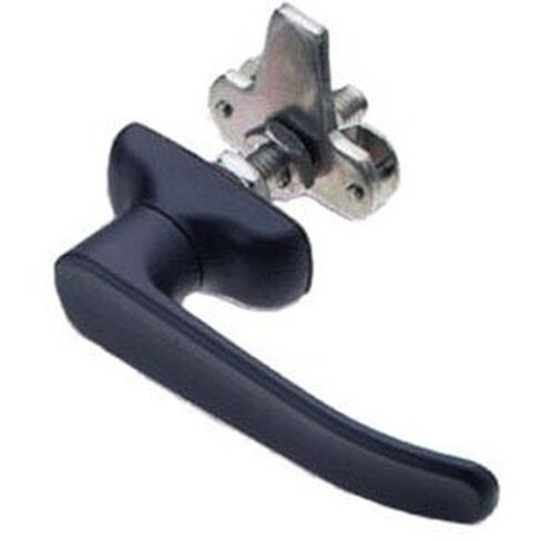 Southco 92-32-532 Cam Latch L-Handle، أدر عكس اتجاه عقارب الساعة إلى المزلاج/القفل، كاميرا طويلة، سبائك الزنك، معطف مسحوق، أسود in Saudi Arabia